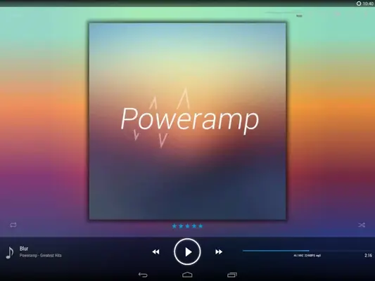 Poweramp KK/JB/ICS Skin android App screenshot 1