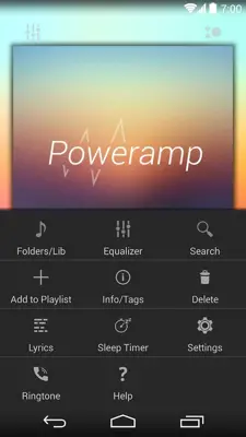 Poweramp KK/JB/ICS Skin android App screenshot 6